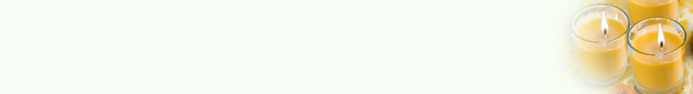 Scented candles for a Soothing Atmosphere