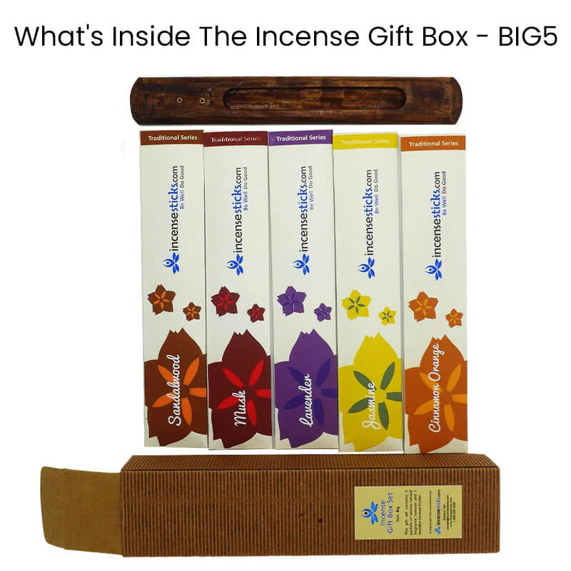 Traditional Incense Gift Box, Eco-friendly Incense Gift Set