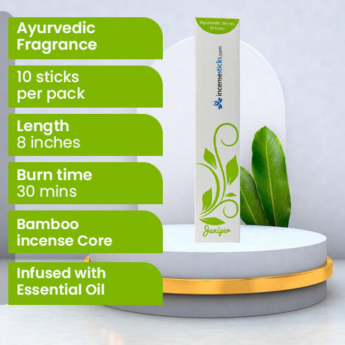 Juniper Incense 8" 10 Sticks