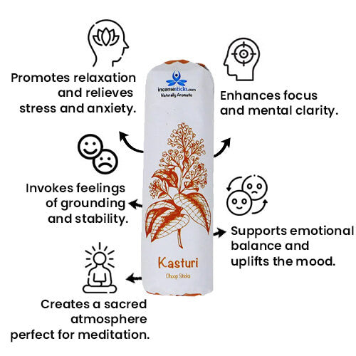 Ayurvedic Dhoop Sticks - Kasturi