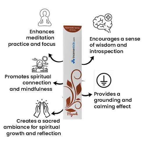 Myrrh Incense 8" 10 Sticks