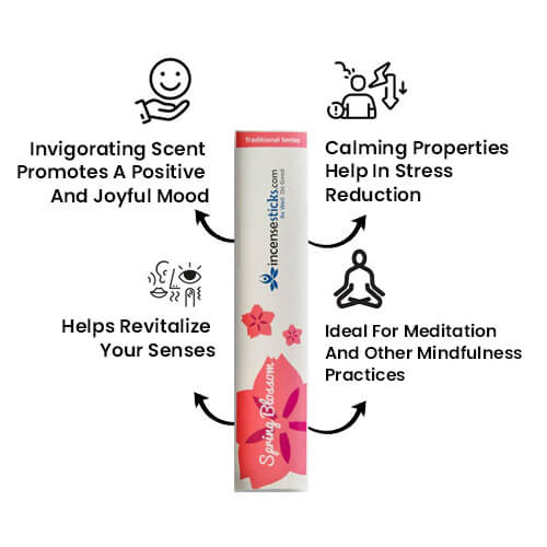 Spring Blossom Incense 8" 10 Sticks