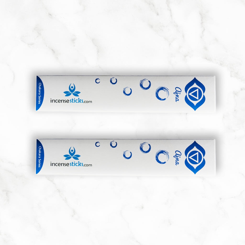 Ajna Incense 8" inch 12 Sticks Chakra incense 2 Packs