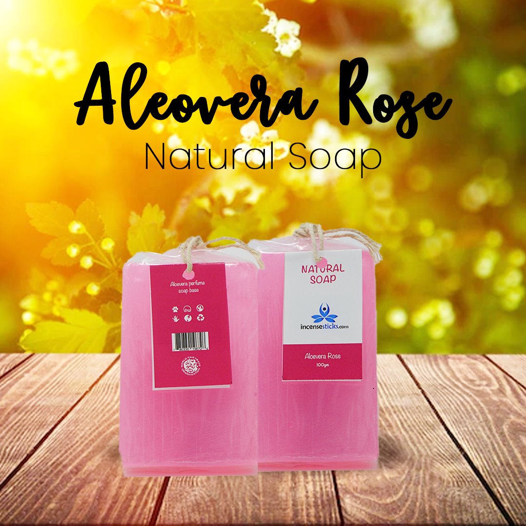 Aloe Vera Soap Natural Soap Rose 100