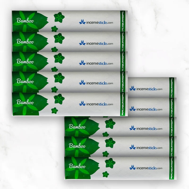 Bamboo Incense 4.5" 10 Sticks Mini Traditional 10 Packs