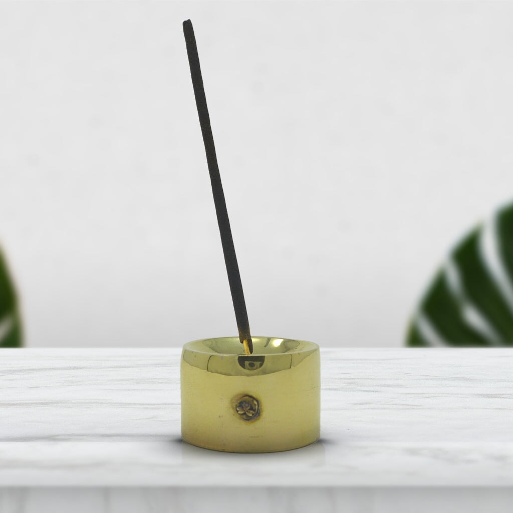 Brass Incense Holder (Dhiksha) Brass incense holder