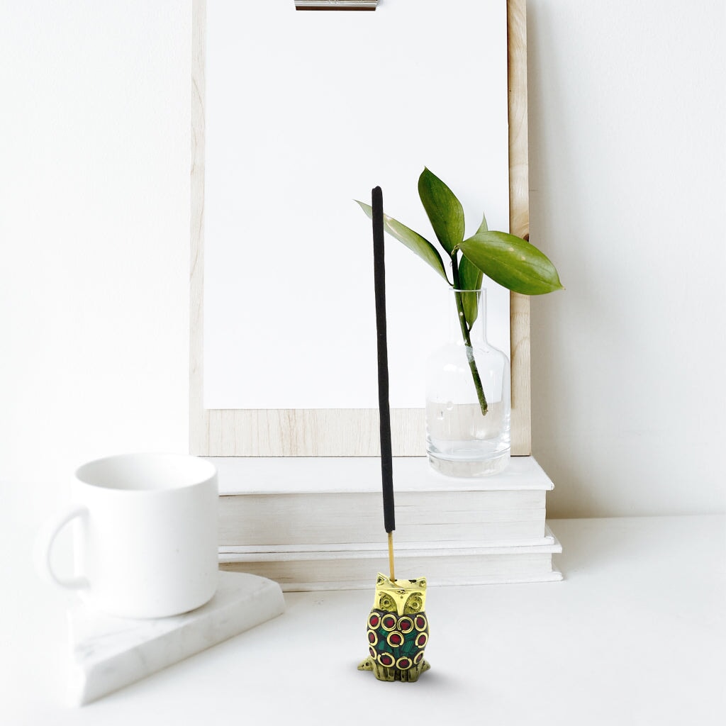 Brass Incense Holder (Ulukh) Brass incense holder