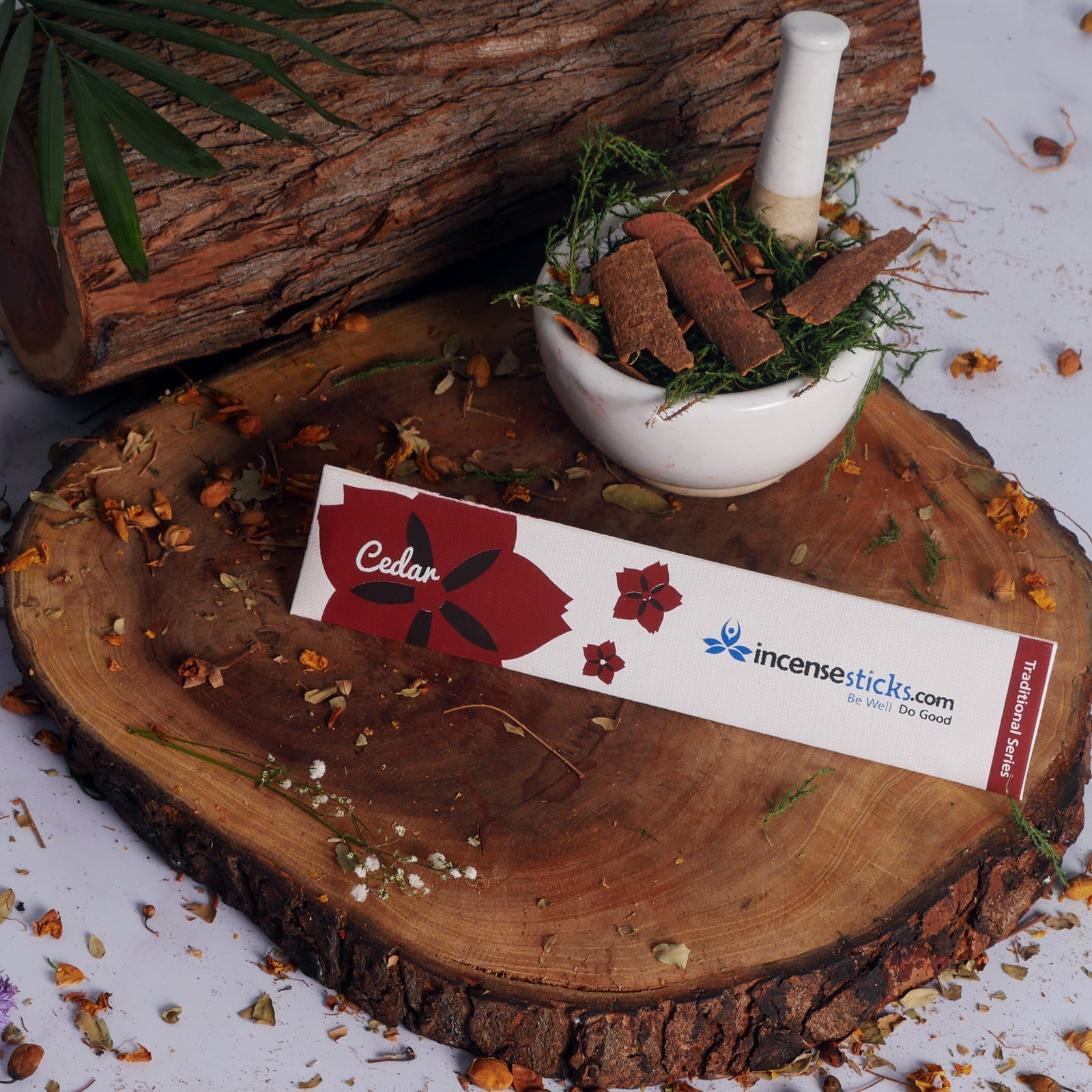 Cedar Incense 8" 10 Sticks Traditional Incense