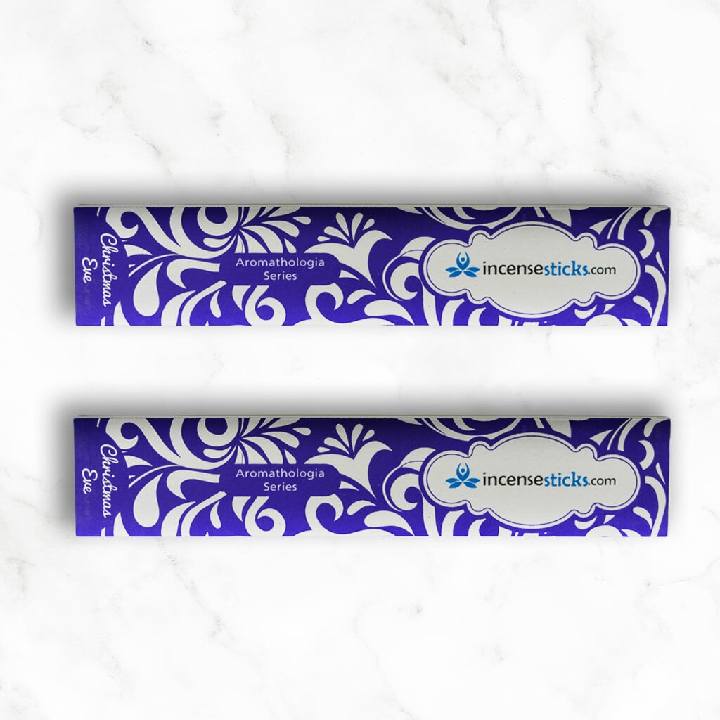 Christmas Incense 8" 12 Sticks Aromatologia Incense Sticks 2 Packs