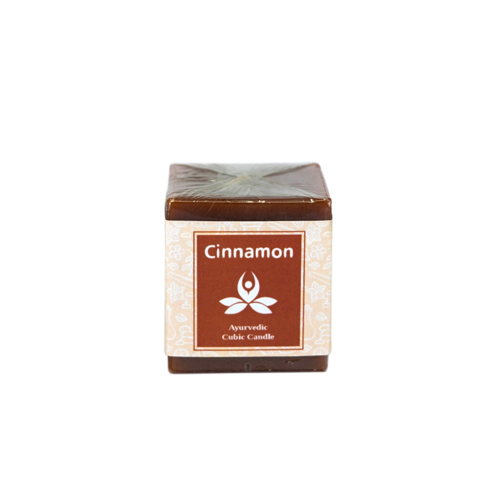 Cinnamon Ayurvedic Cubic Candle Ayurvedic Cubic Candles