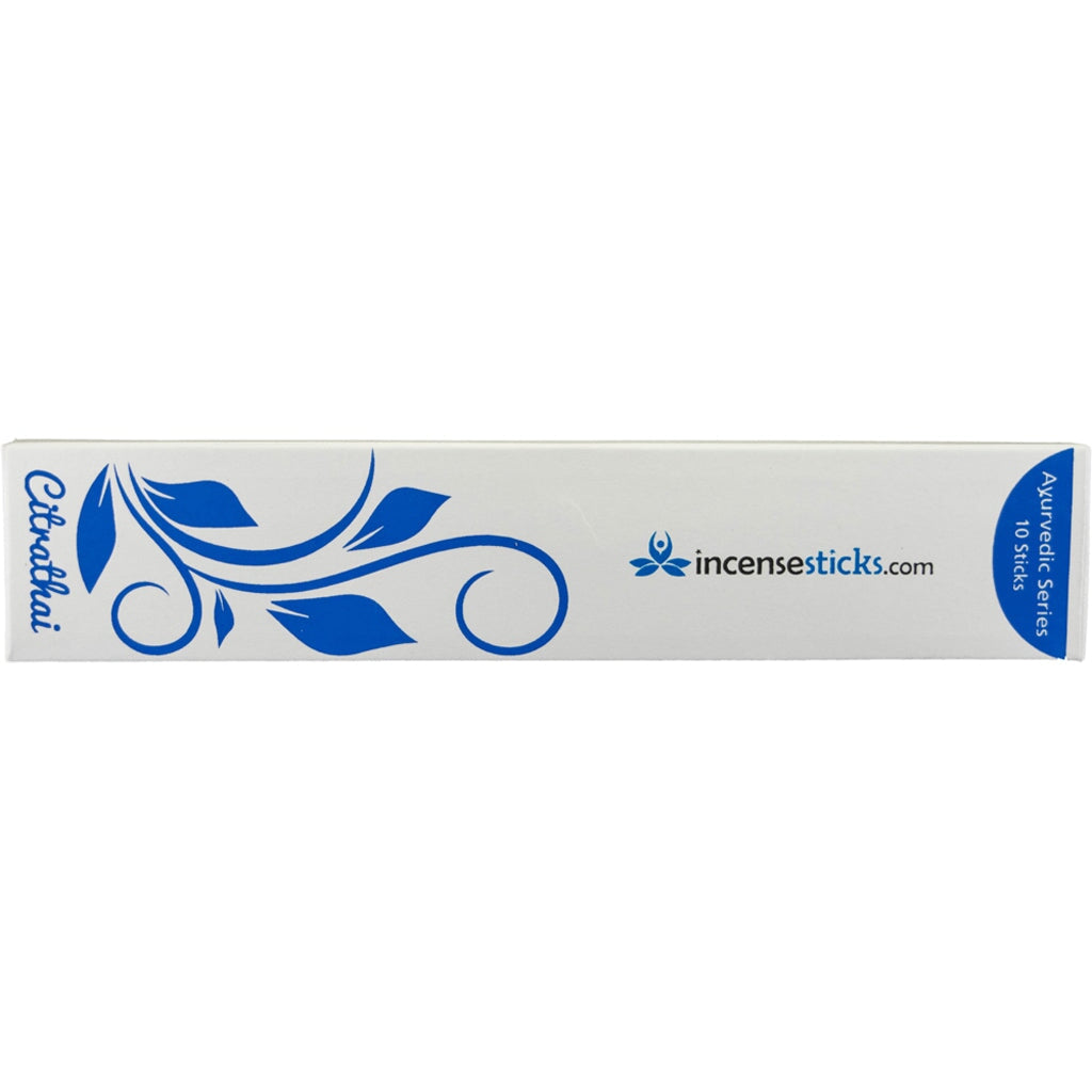 Citrathai Incense 8" 10 Sticks Ayurvedic incense 1 Pack