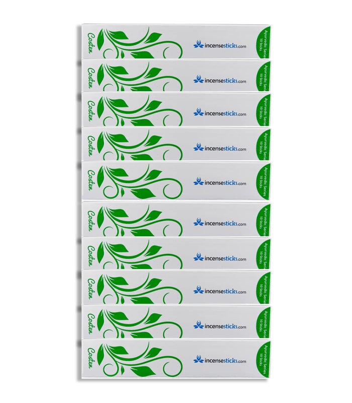 Costen Incense 8" 10 Sticks Ayurvedic incense 10 Packs