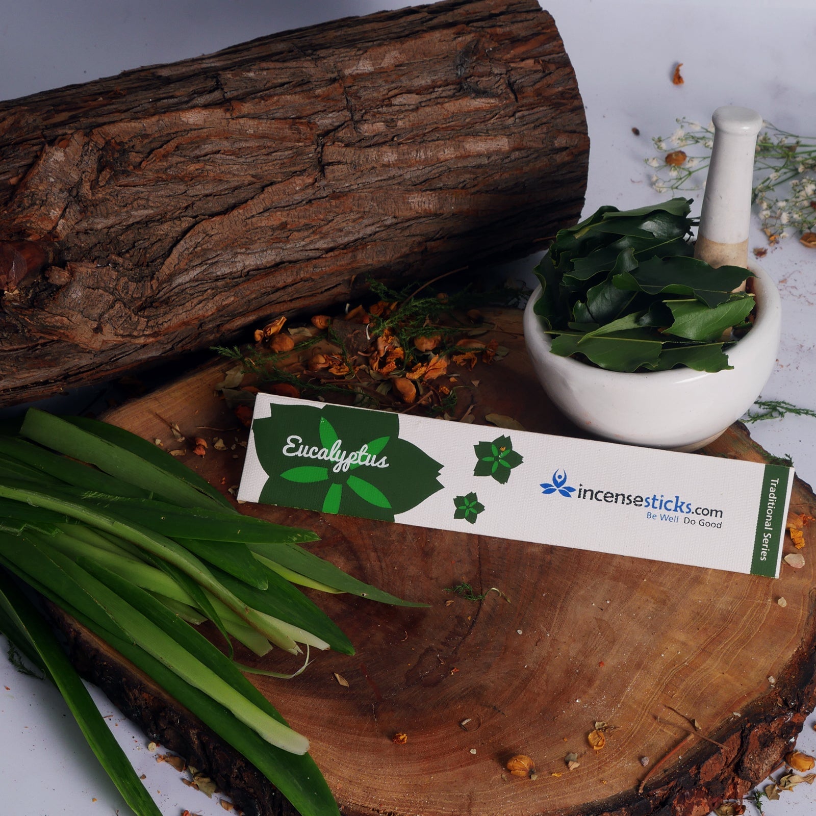 Eucalyptus Incense 8" 10 Sticks Traditional Incense