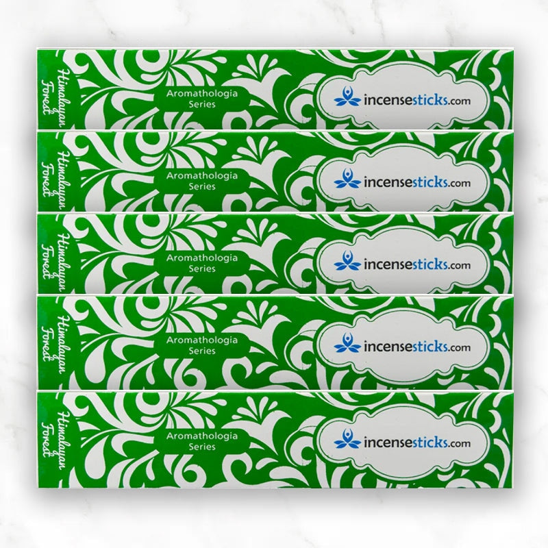 Himalayan Forest Incense 8" 12 Sticks Aromatologia Incense Sticks 5 Packs