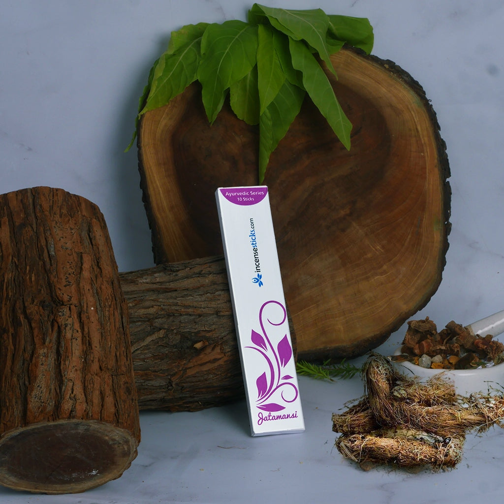 Jatamansi Incense 8" 10 Sticks Ayurvedic incense
