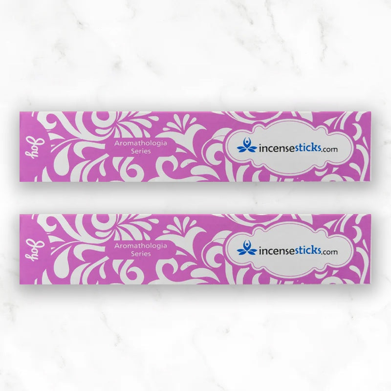 Joy Incense 8" 12 Sticks Aromatologia Incense Sticks 2 Packs
