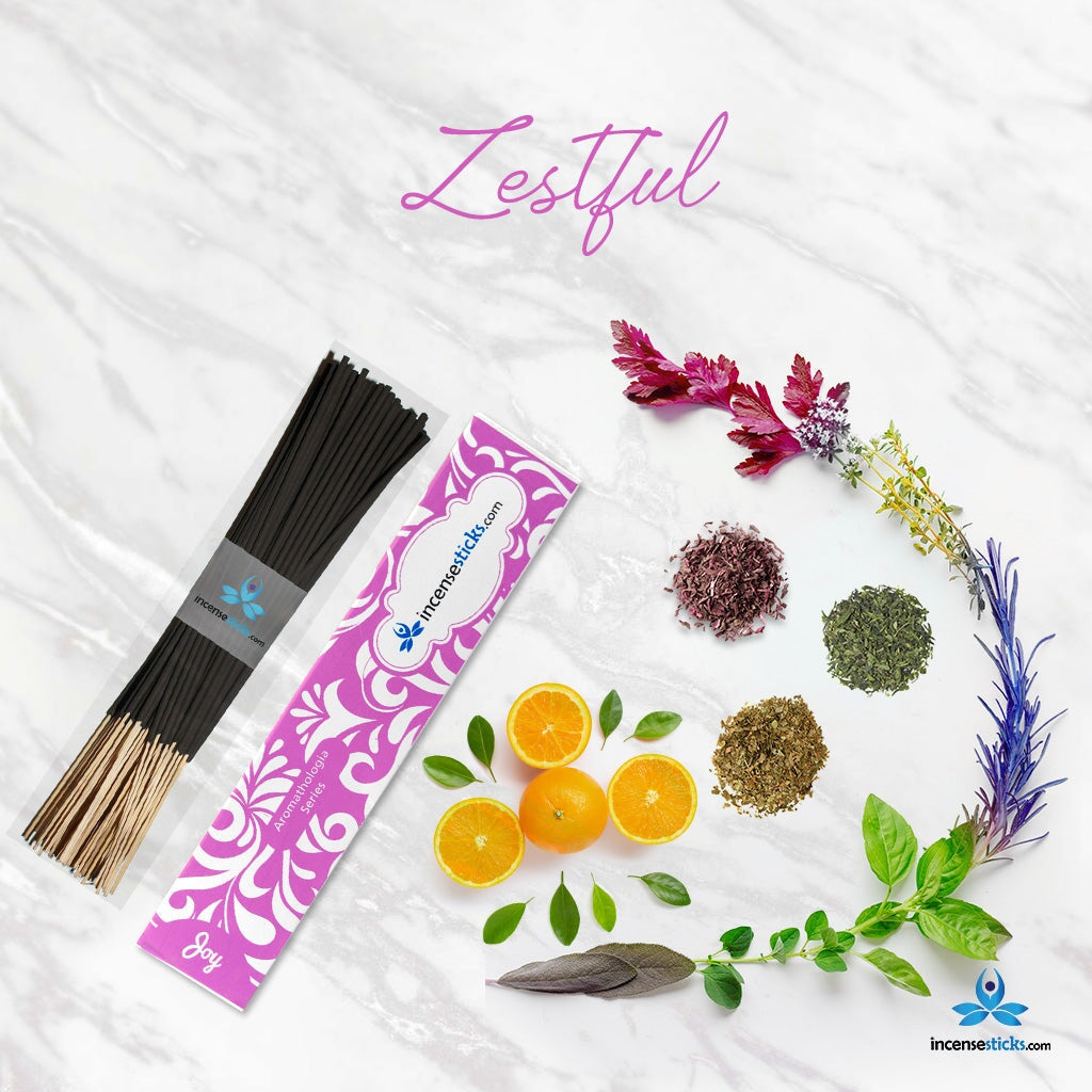 Joy Incense 8" 12 Sticks Aromatologia Incense Sticks