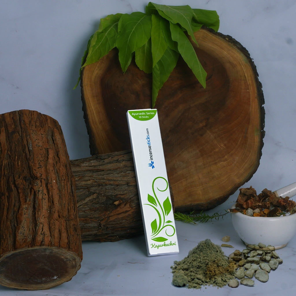 Kapurkachri Incense 8" 10 Sticks Ayurvedic incense