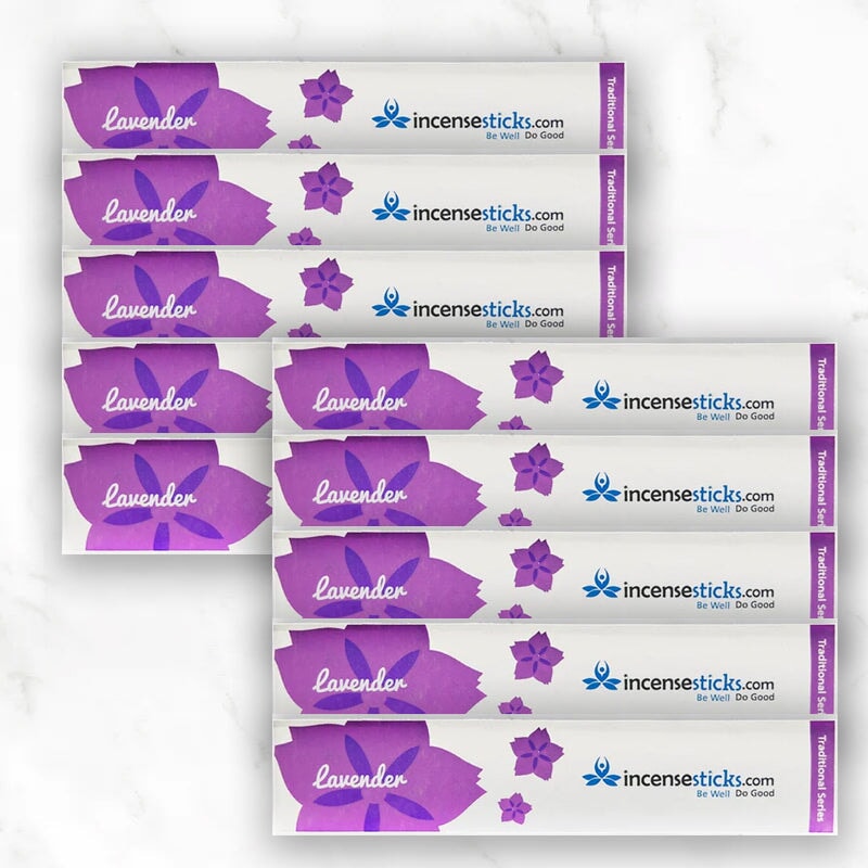 Lavender Incense 4.5" 10 Sticks Mini Traditional 10 Packs