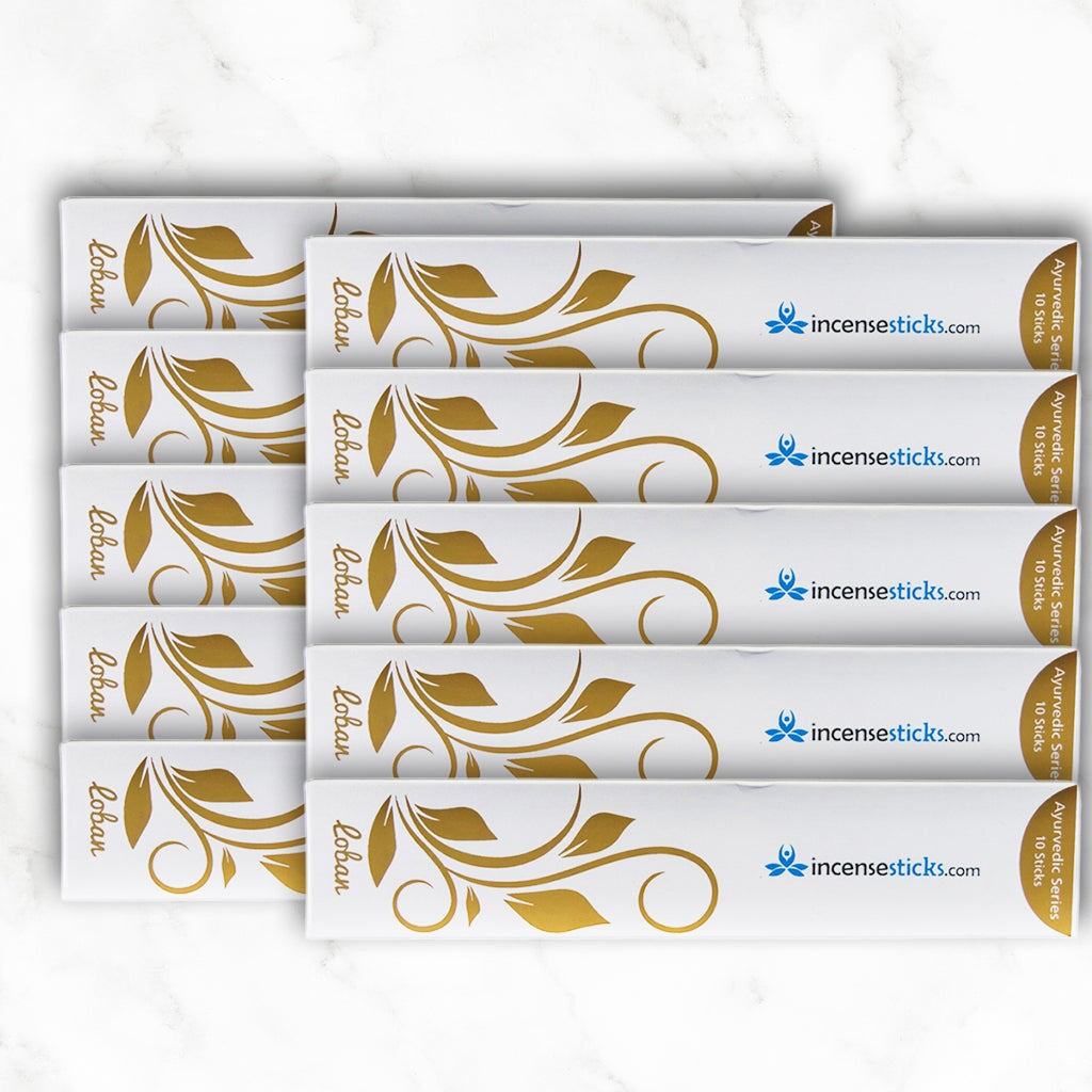 Loban Incense 8" 10 Sticks Ayurvedic incense 10 Packs