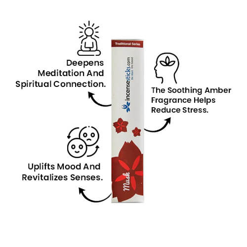 Musk Incense 8" 10 Sticks