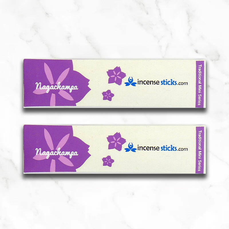 Nag Champa Incense 4.5” 10 Sticks Mini Traditional 2 Packs