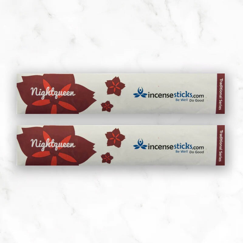 Nightqueen Incense 8" 10 Sticks Traditional Incense 2 Packs