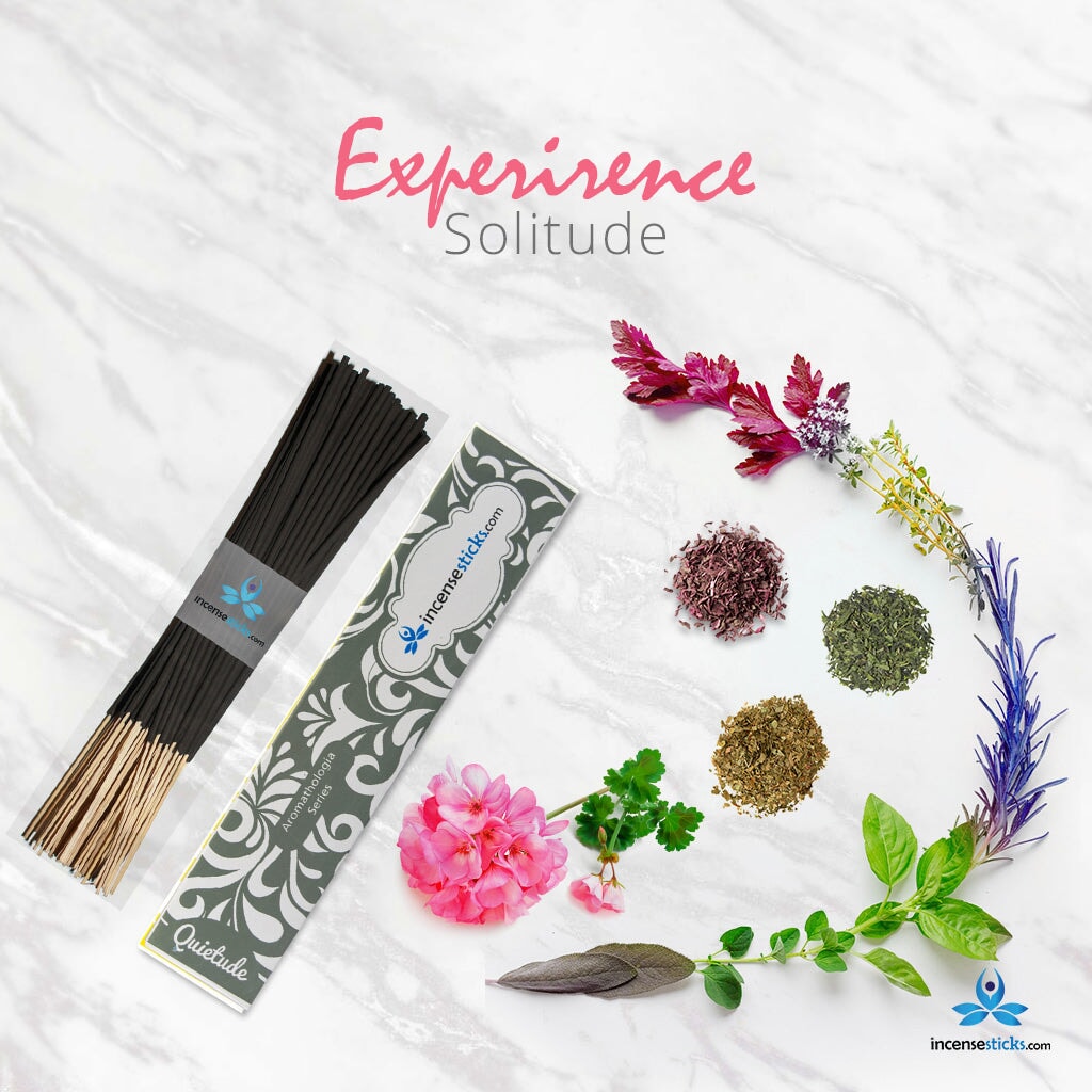 Quietude Incense 8" 12 Sticks Aromatologia Incense Sticks