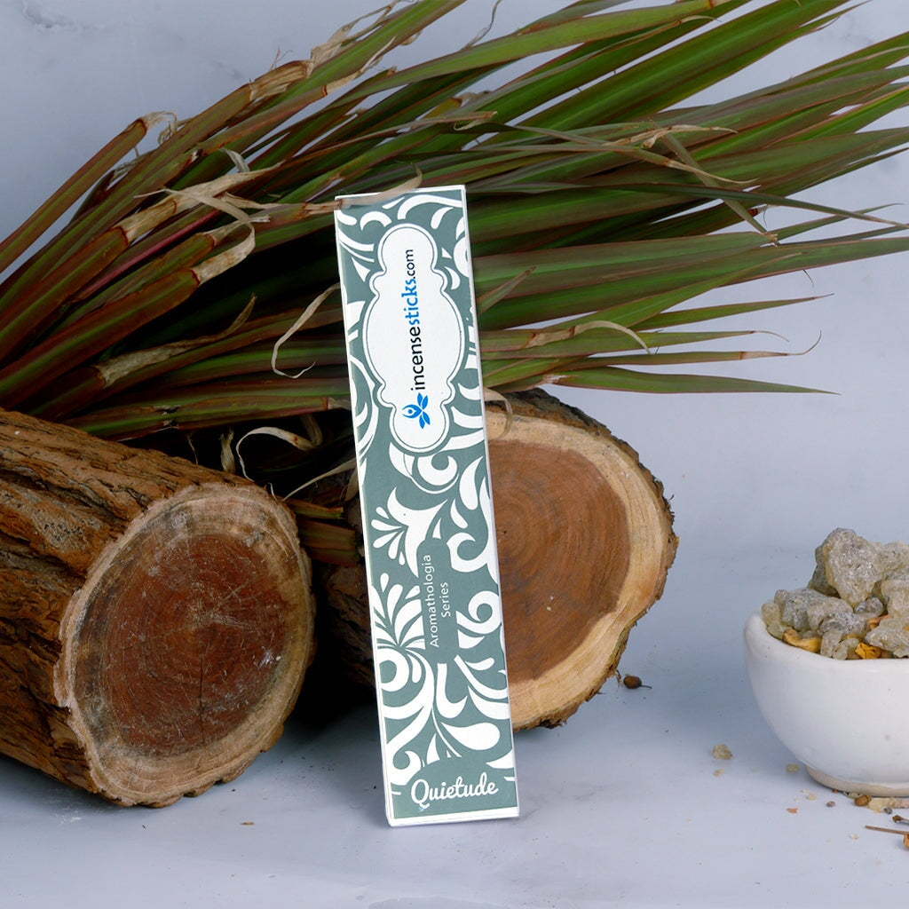 Quietude Incense 8" 12 Sticks Aromatologia Incense Sticks