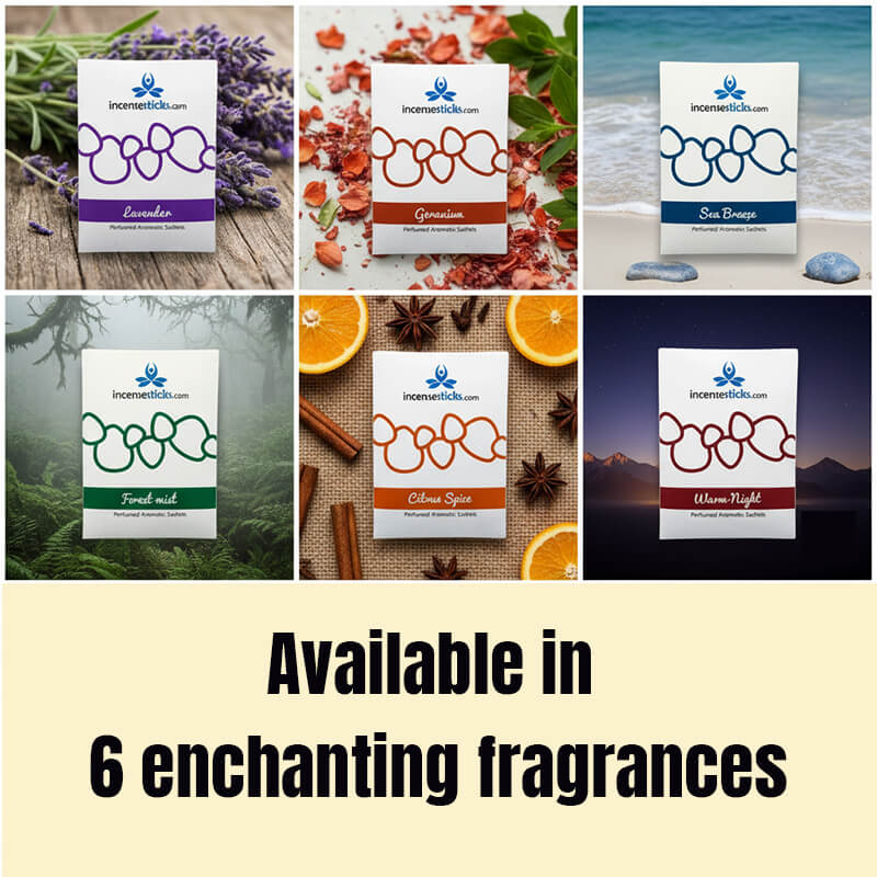 Assorted Pack Aromatic Sachet For Home Decor & Closets