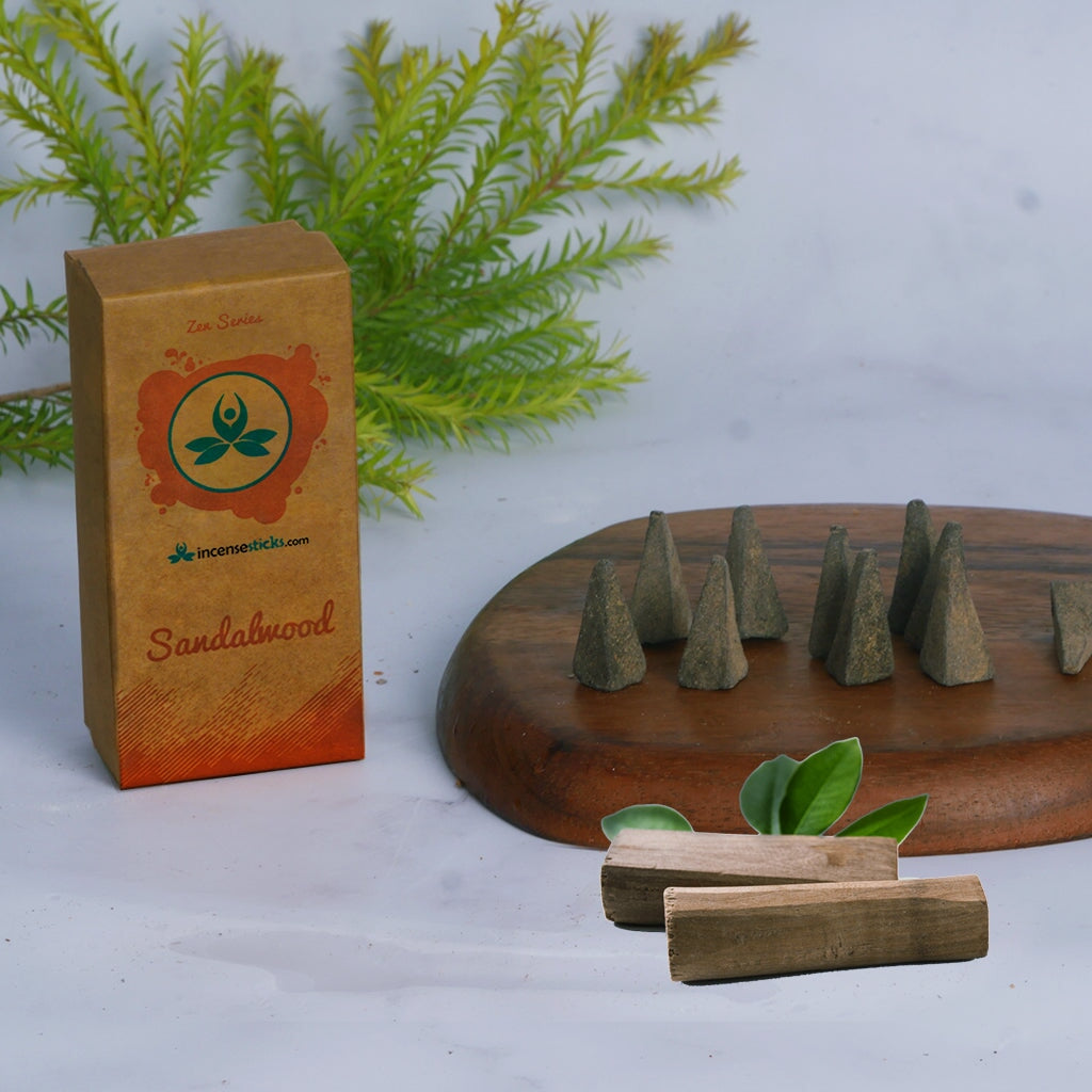 Sandalwood Incense Cones Zen cone Incense 1 Pack