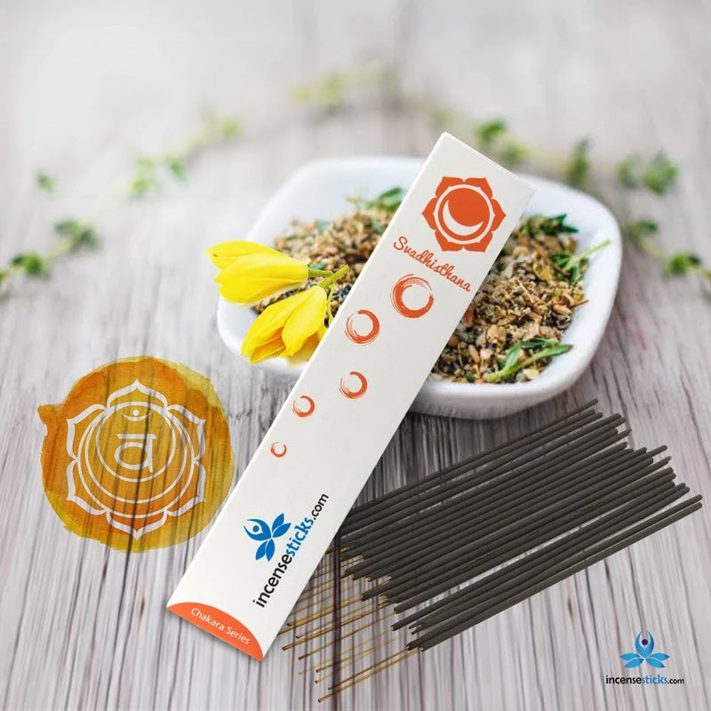 Svadhisthana Incense 8" inch 12 Sticks