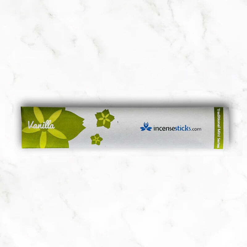 Vanilla Incense 8" 10 Sticks Traditional Incense 1 Pack