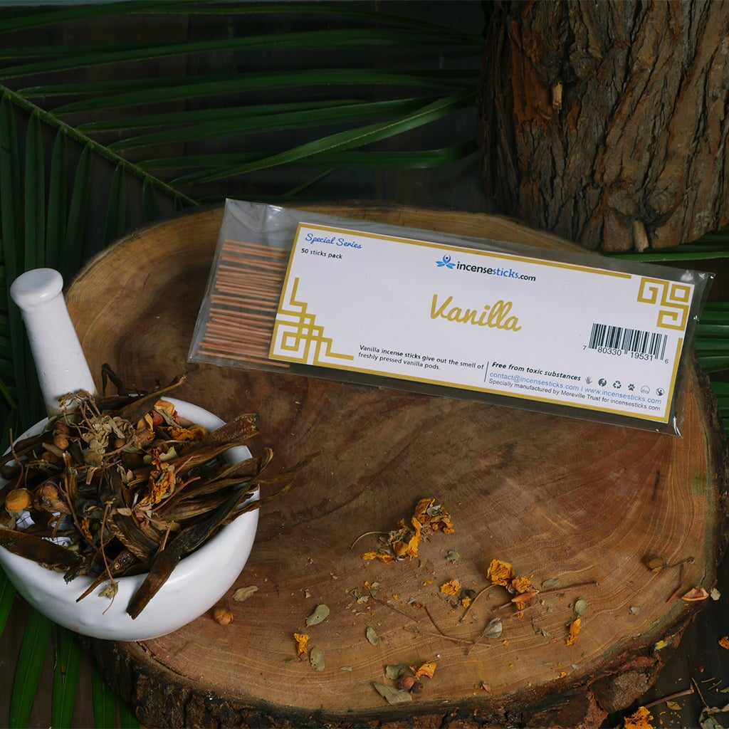 Vanilla Incense 8" 50 Sticks Special Incense
