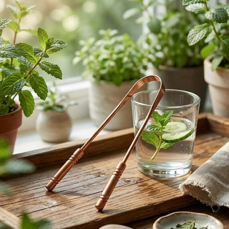 Copper Tongue Cleaner