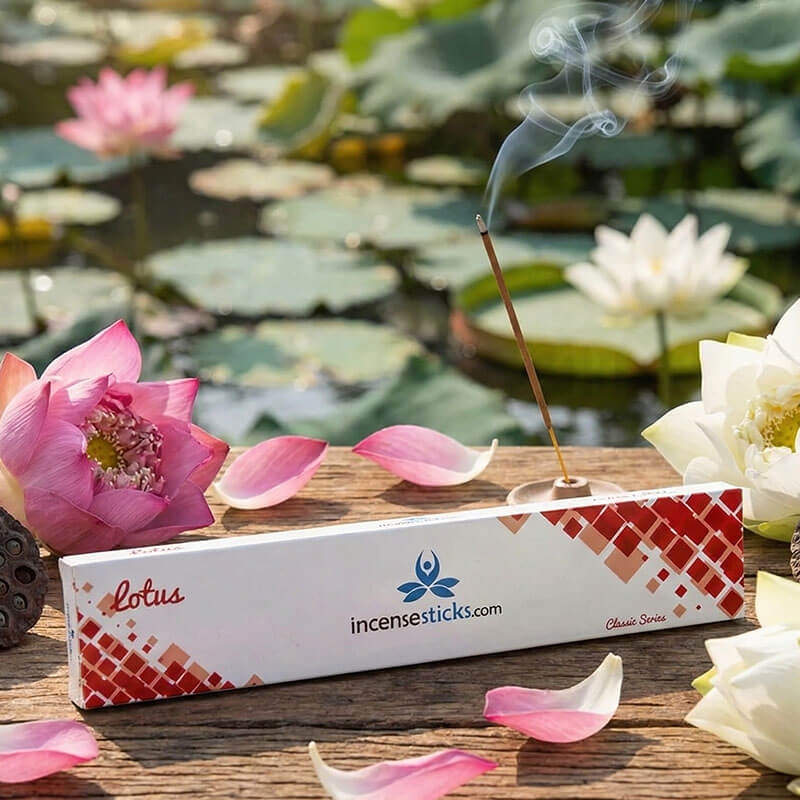 Lotus Incense 10" inch 12 Sticks