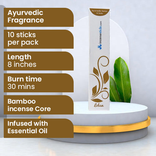 Loban Incense  8" 10 Sticks