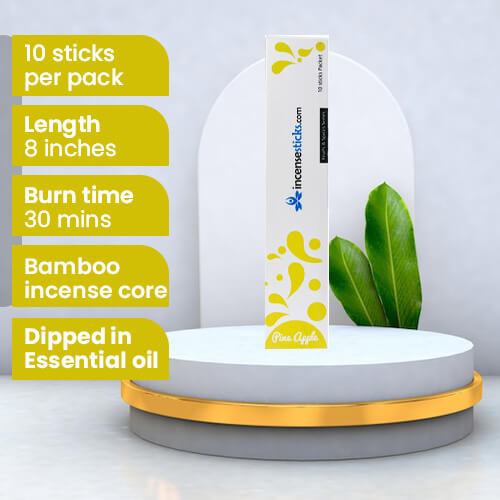 Pineapple Incense 8" inch 10 Sticks