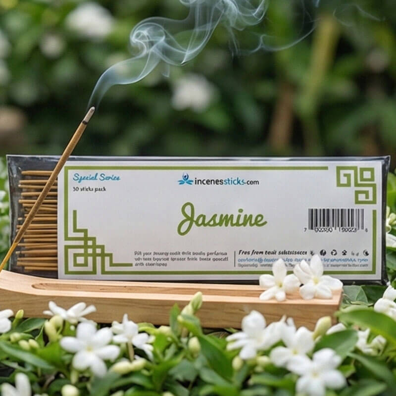 Jasmine Incense  8" 50 Sticks
