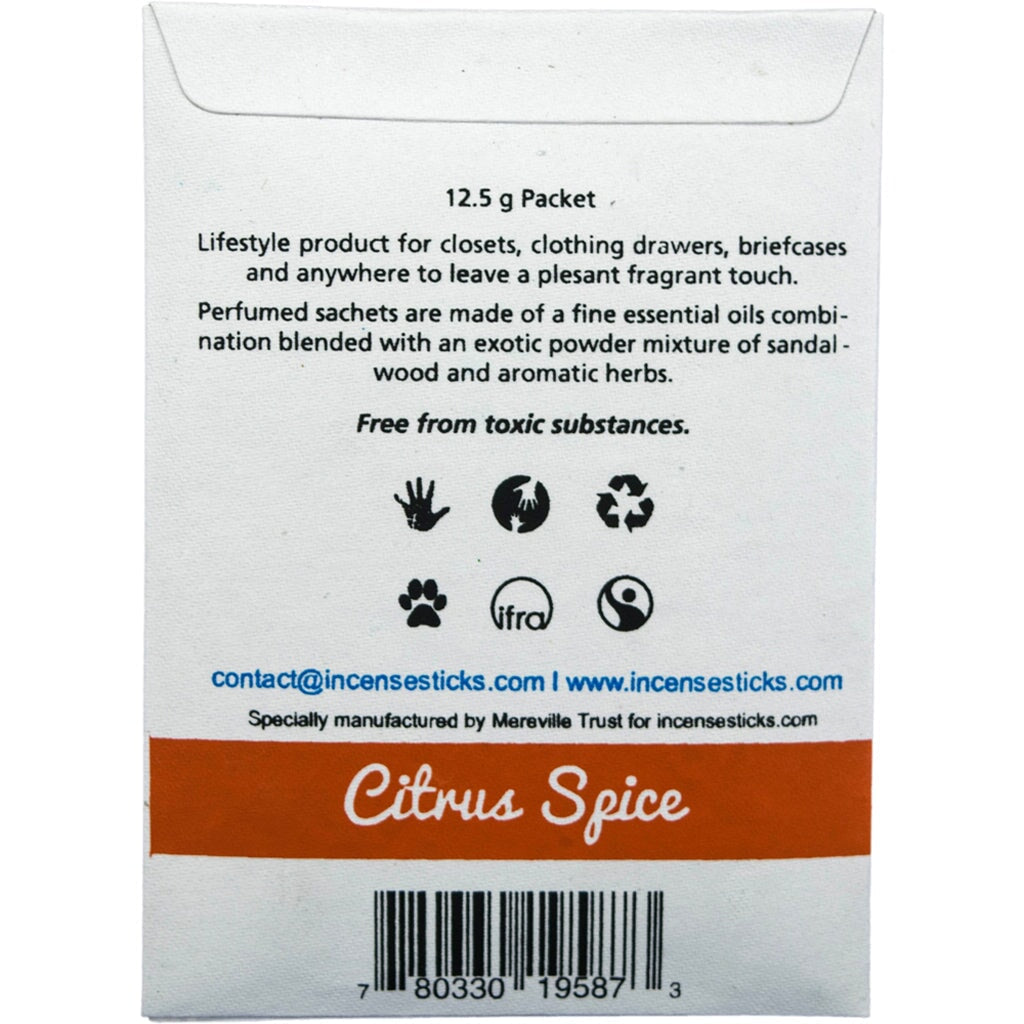 Aromatic Sachets-Citrus Spice Aromatic Sachets 