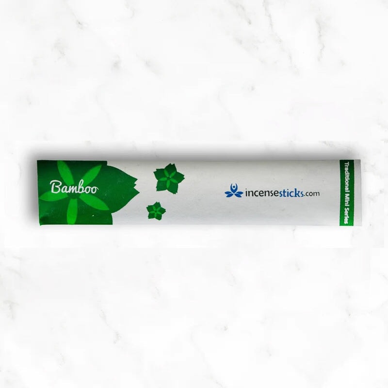 Bamboo Incense 4.5" 10 Sticks Mini Traditional 1 Pack 