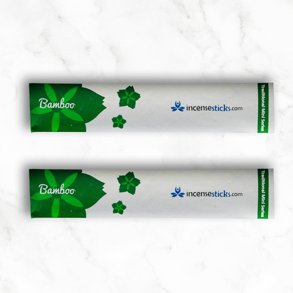 Bamboo Incense 4.5" 10 Sticks Mini Traditional 2 Packs 