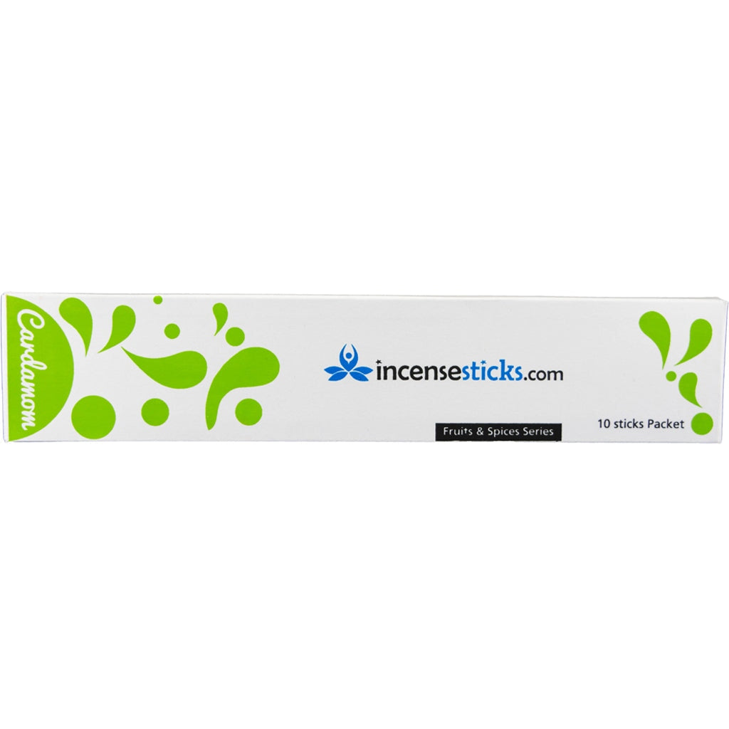 Cardamom Incense 8" inch 10 Sticks Fruits & Spices 