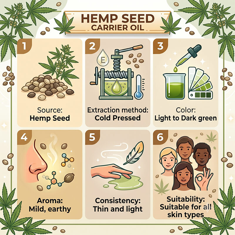 Hemp Seed Carrier Oil