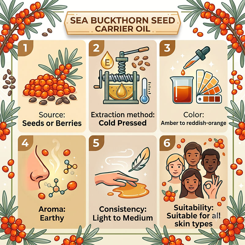 Sea buckthorn Seed Carrier Oil