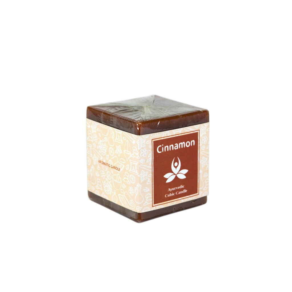 Cinnamon Ayurvedic Cubic Candle Ayurvedic Cubic Candles 