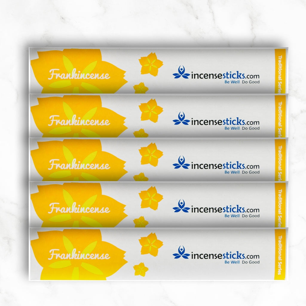 Frankincense Incense 8" 10 Sticks Traditional Incense 5 Packs 