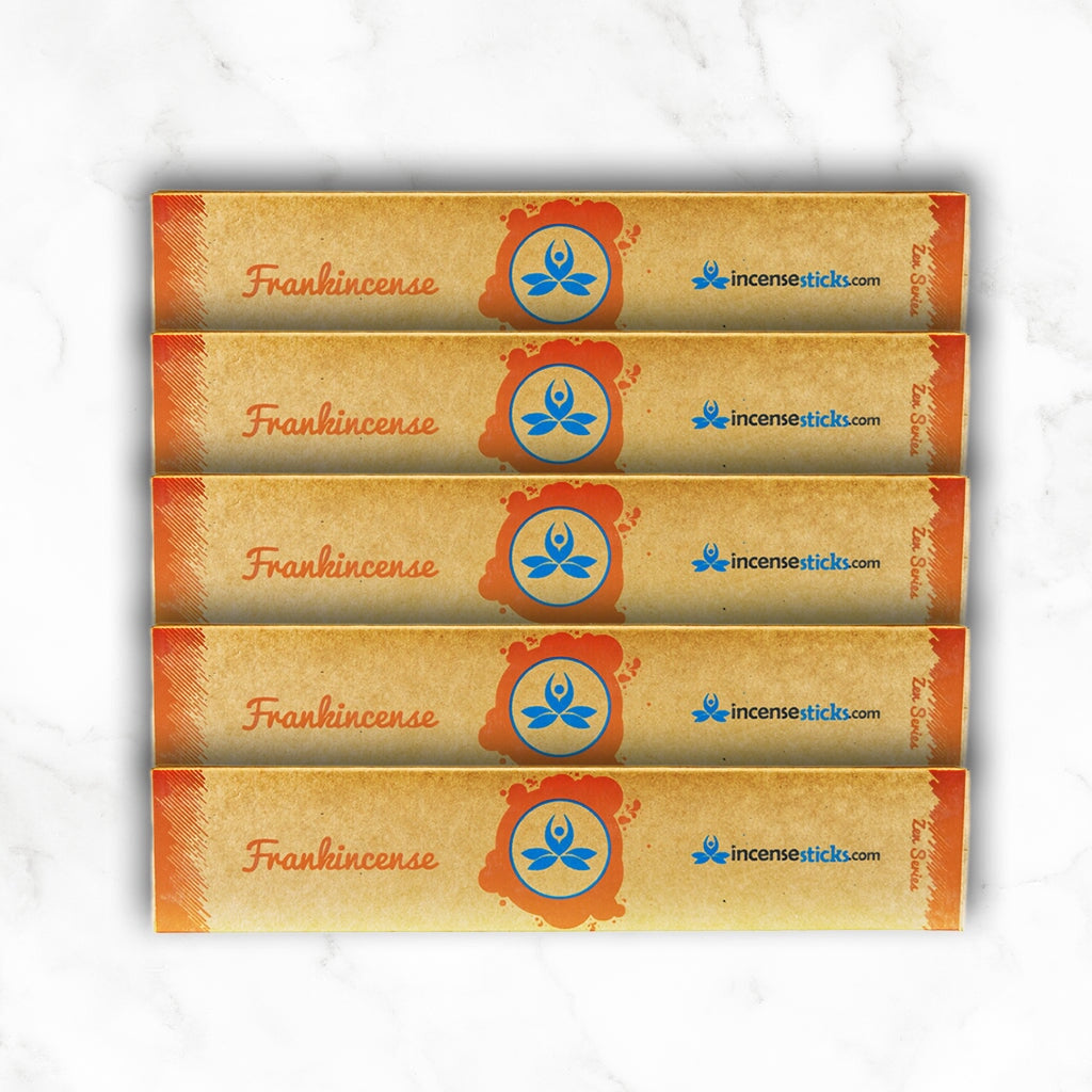 Frankincense incense 8" inch 12 Sticks Zen Incense 5 Packs 