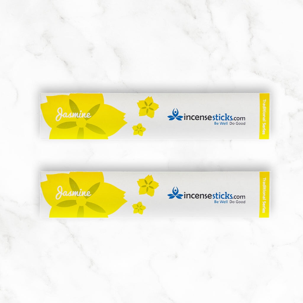 Jasmine Incense 8" 10 Sticks Traditional Incense 2 Packs 