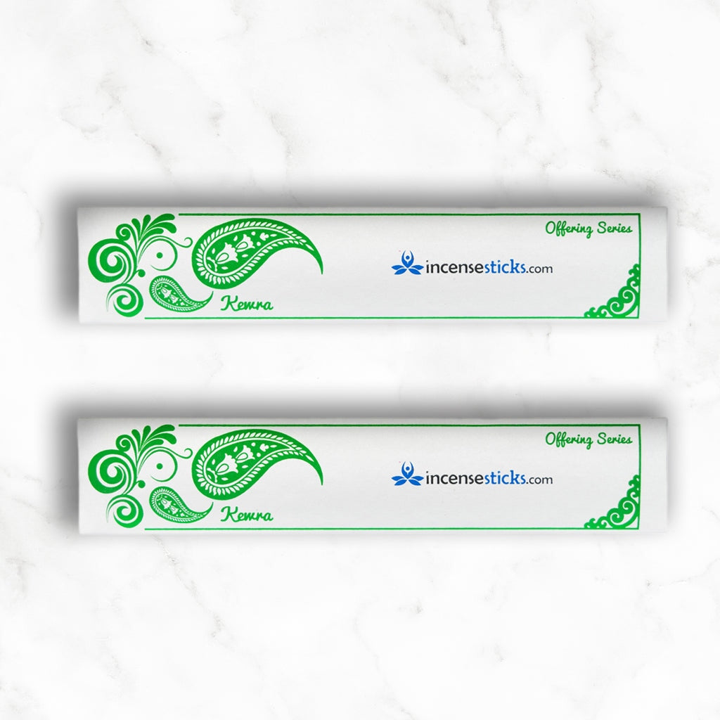 Kewra Incense 10" 20 Sticks Offering incense 2 Packs 